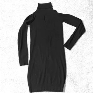 Dance & Marvel Black Long Sleeve Turtleneck Dress
